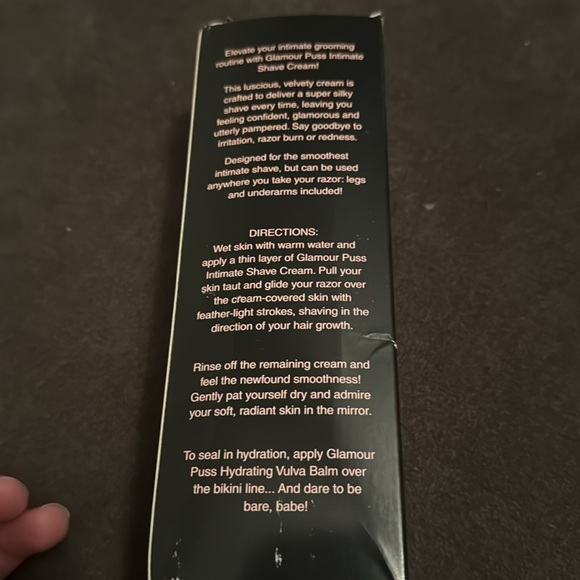 Booty Parlour Glamour Puss Initimate Shave Cream 8oz - Picture 4 of 5
